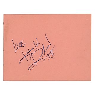 Keith Richards Signature
