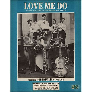 Beatles Original Sheet Music Booklet for &#39;Love Me Do&#39;