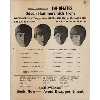 Beatles Another Beatles Christmas Show Handbill - Very Rare