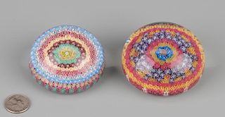 2 Baccarat Paperweights 1968
