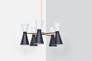 Stilnovo Style, Double Cone Pendant Lamp