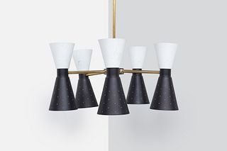 Stilnovo Style, Double Cone Pendant Lamp