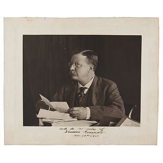 Theodore Roosevelt Oversized Signed Photograph