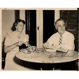 Franklin and Eleanor Roosevelt Signed Photograph