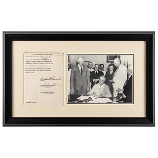 Franklin D. Roosevelt Document Signed as Governor