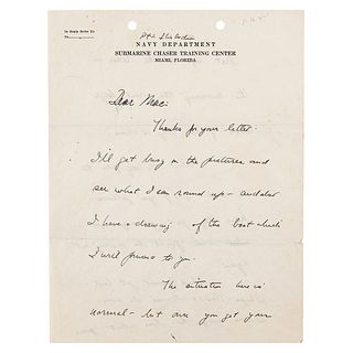 John F. Kennedy Autograph Letter Signed to a Fellow PT-109 Survivor