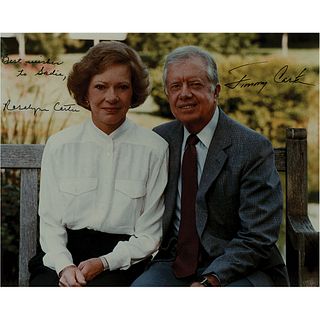 Jimmy and Rosalyn Carter Signed Photograph