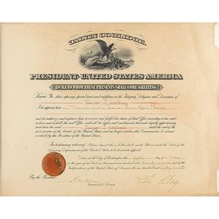 Calvin Coolidge Document Signed as President