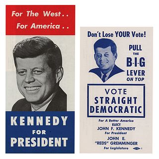 John F. Kennedy (2) Campaign Handbills