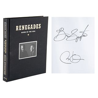 Barack Obama and Bruce Springsteen Signed Book