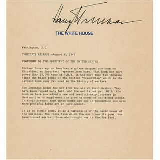 Harry S. Truman Signature