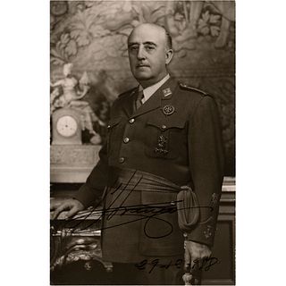 Francisco Franco Signed Photograph