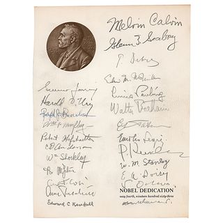 Nobel Prize Winners (20+) Signatures