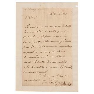 Sidney Smith Letter Signed
