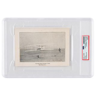 Orville Wright Signed Photograph of First Man-Flight