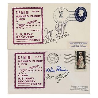 Gemini 6 (2) Signed Recovery Covers