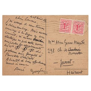 Rene Magritte Autograph Letter Signed