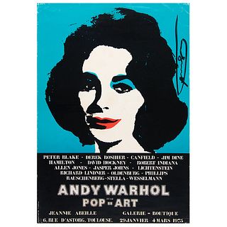 Andy Warhol Signed Poster