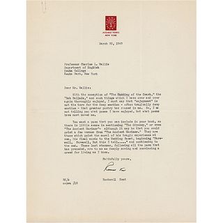 Rockwell Kent Typed Letter Signed