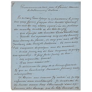 Alexandre Dumas, pere (2) Handwritten Manuscripts