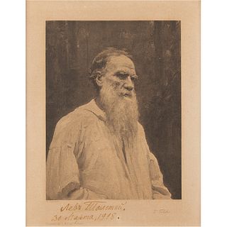 Leo Tolstoy Signed Print