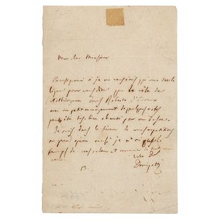 Gaetano Donizetti Autograph Letter Signed
