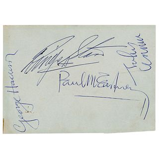 Beatles Signatures (1963, Winter Gardens)
