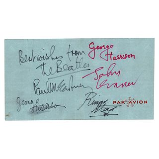 Beatles Signatures (Lennon, Harrison, and McCartney)