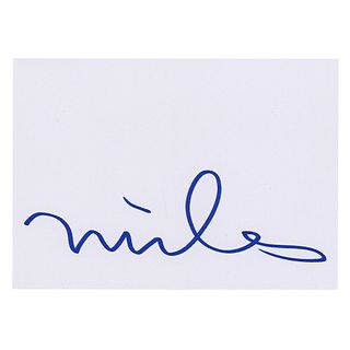 Miles Davis Signature