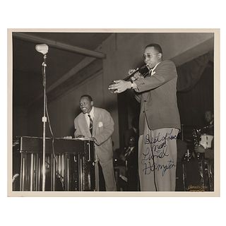 Lionel Hampton Signed Photograph