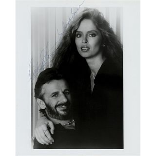 Beatles: Ringo Starr and Barbara Bach Signed Photograph