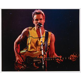 Sting Signed Photograph