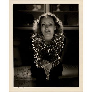 Joan Crawford Signed Photograph by George Hurrell