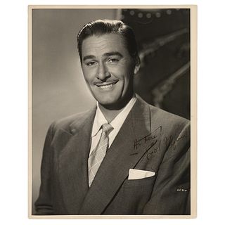 Errol Flynn Signed Oversized Photograph