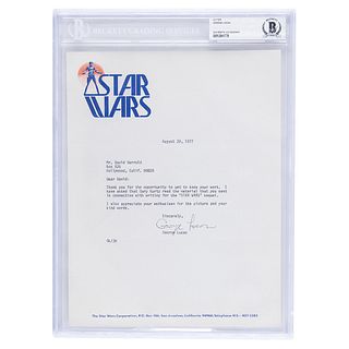 Star Wars: George Lucas Typed Letter Signed (1977)