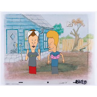 Beavis and Butt-Head production cels from Beavis and Butt-Head