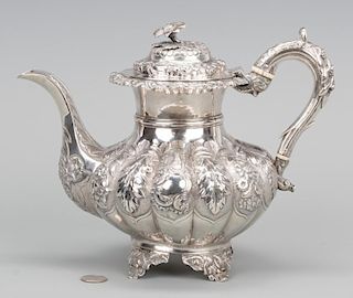 Sterling Teapot, William IV Irish marks