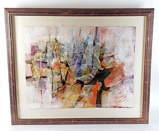 Framed Modern Contemperary Painting