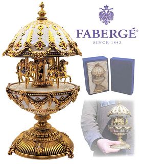 Franklin Mint House Of Faberge Musical Egg Carousel