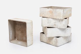 Willy Guhl, Shallow Square Planters (5)
