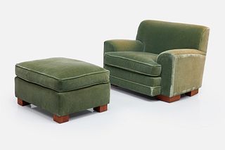 Roy McMakin, Lounge Chair and Ottoman (2)