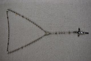 Vintage Sterling Silver Rosary
