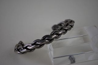 Vintage Twisted Rope Cuff Bracelet