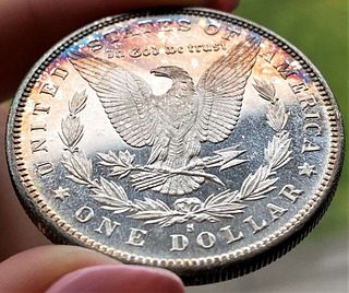 1881-S Morgan Silver Dollar Obv. MS65 Rev. MS67 PL