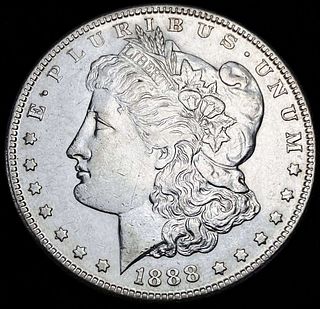 1888-S Morgan Silver Dollar AU