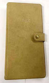 Vintage RARE Bowers & Ruddy Leather Suede Coin Catalog (No Coins)