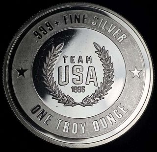 1896 United States Olympic Team 1 ozt .999 Silver