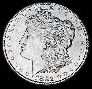 1881-S Morgan Silver Dollar MS63 