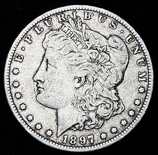 1897-O Morgan Silver Dollar VF Details