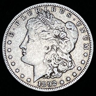 1892-O Morgan Silver Dollar VF Details
